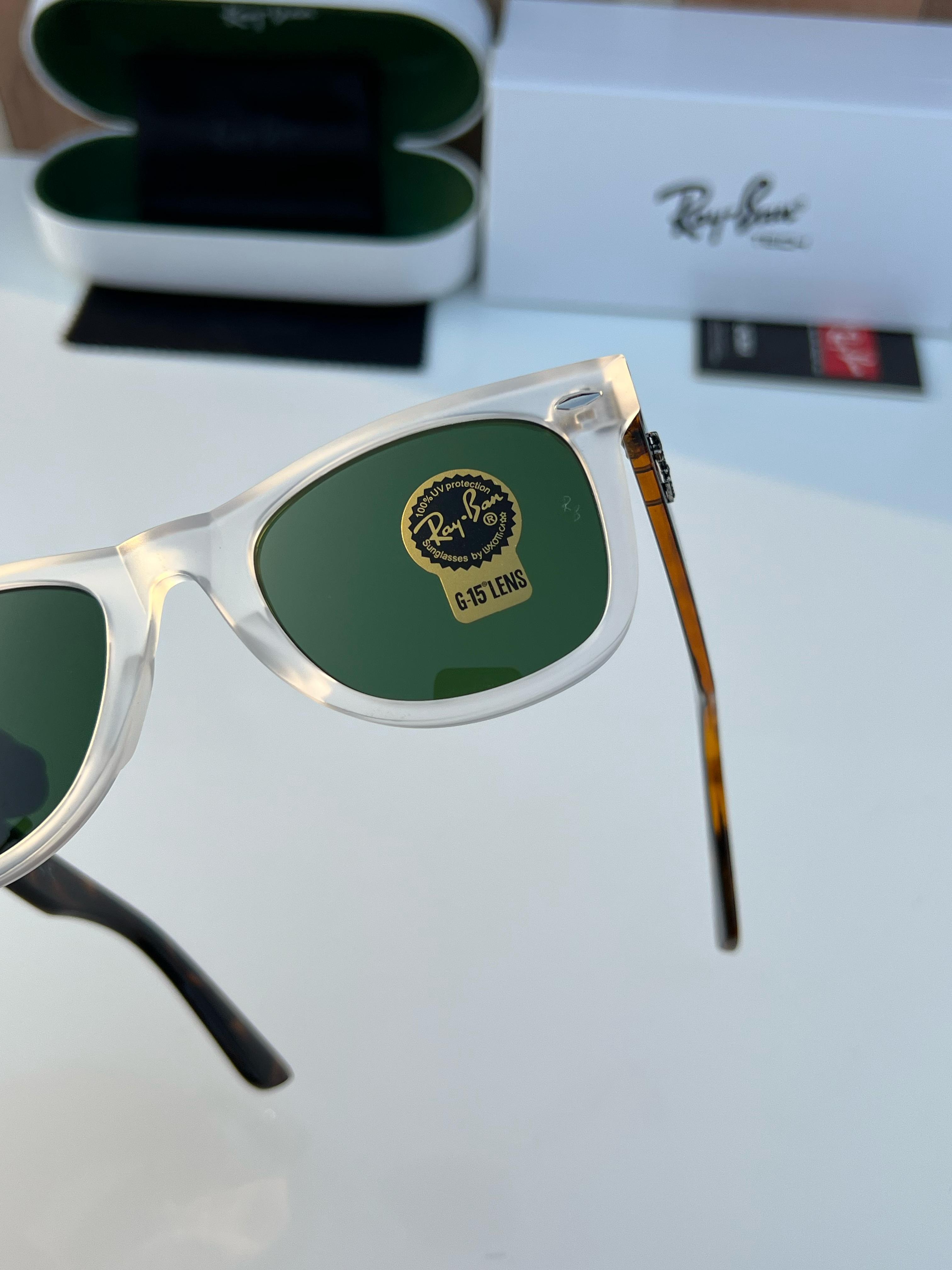 Ray- 2140 slant white tiger green