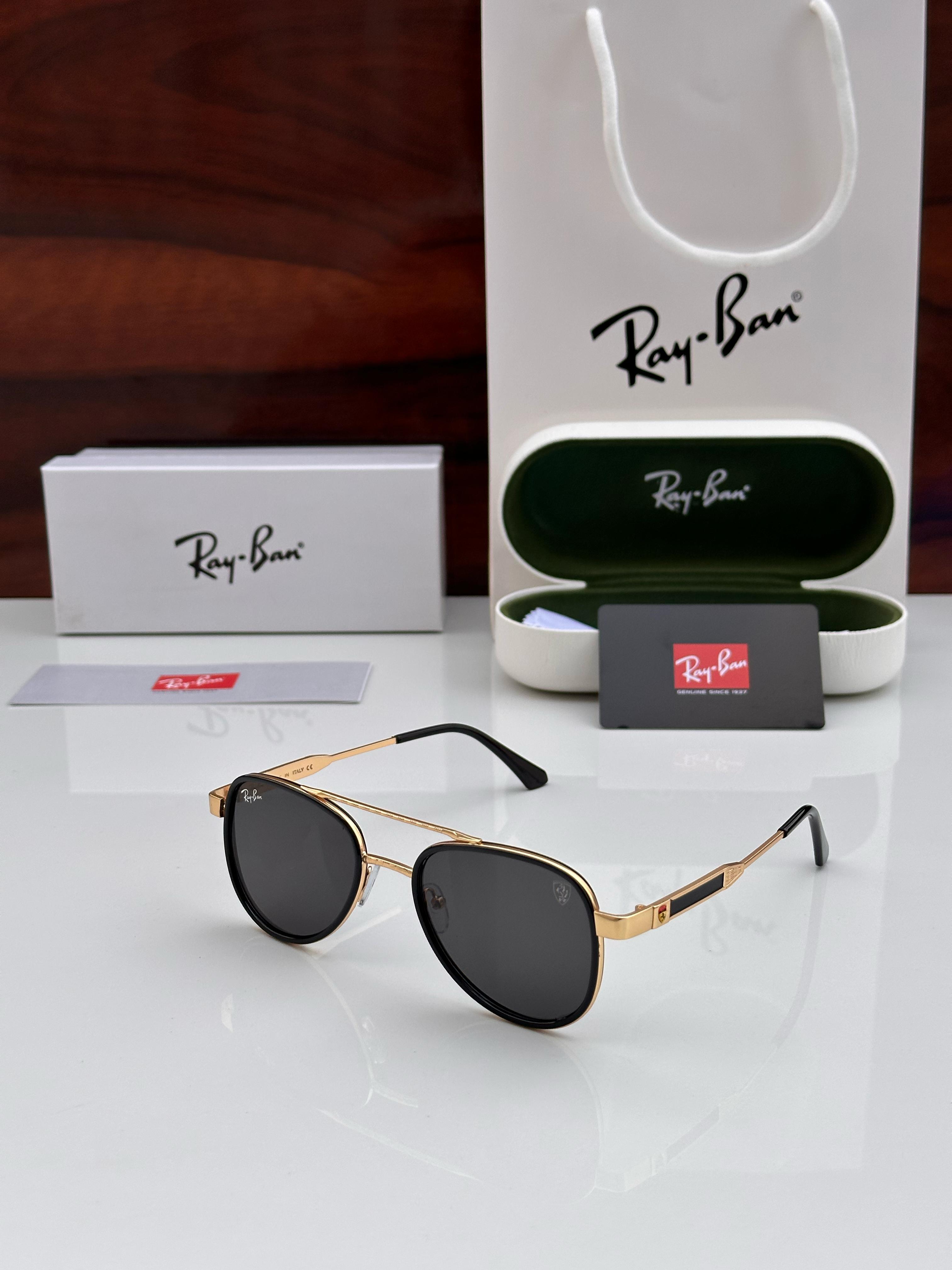 Ray_ban gold, black E