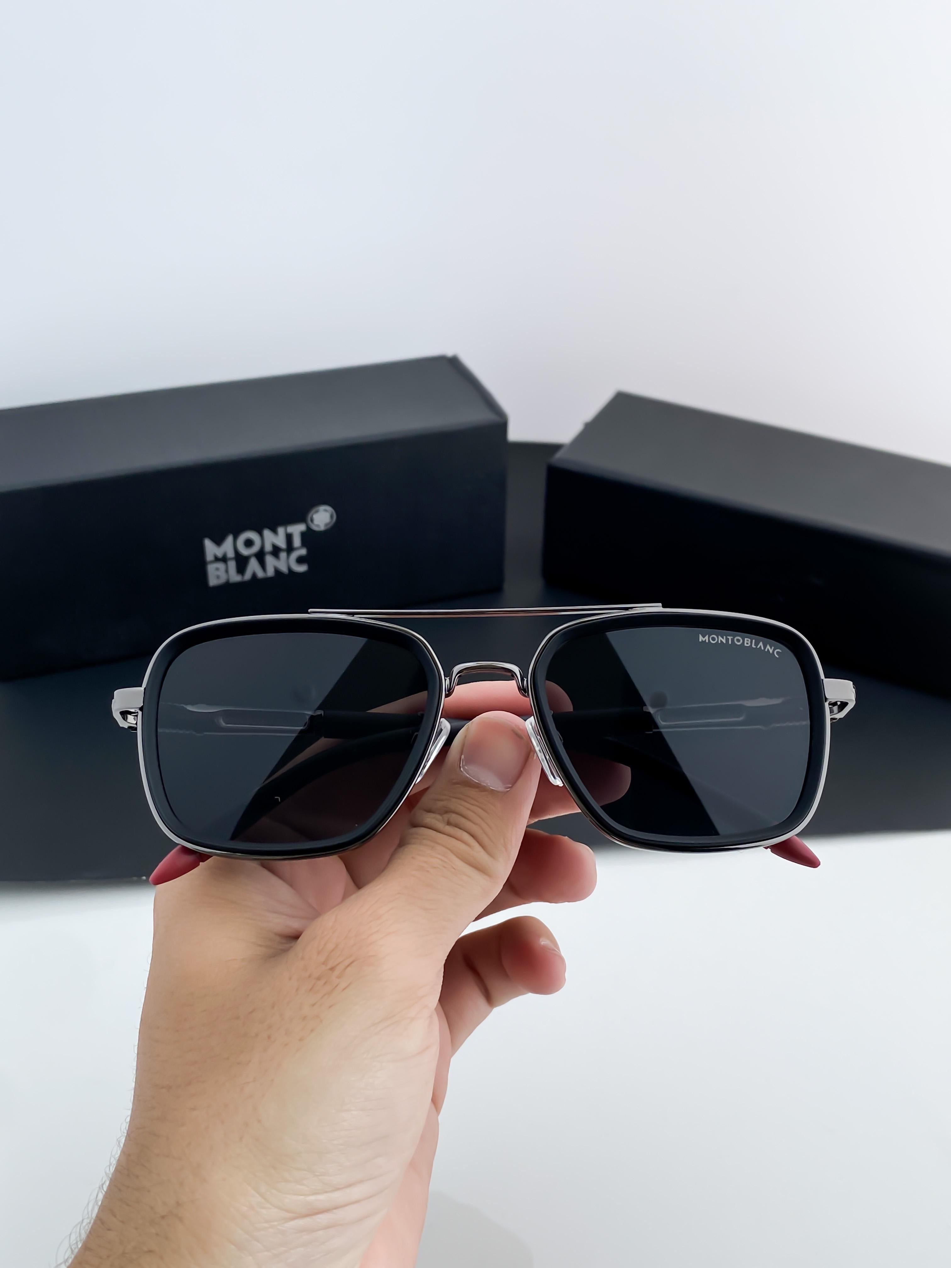 Mo_nt B_lanc black sunglass